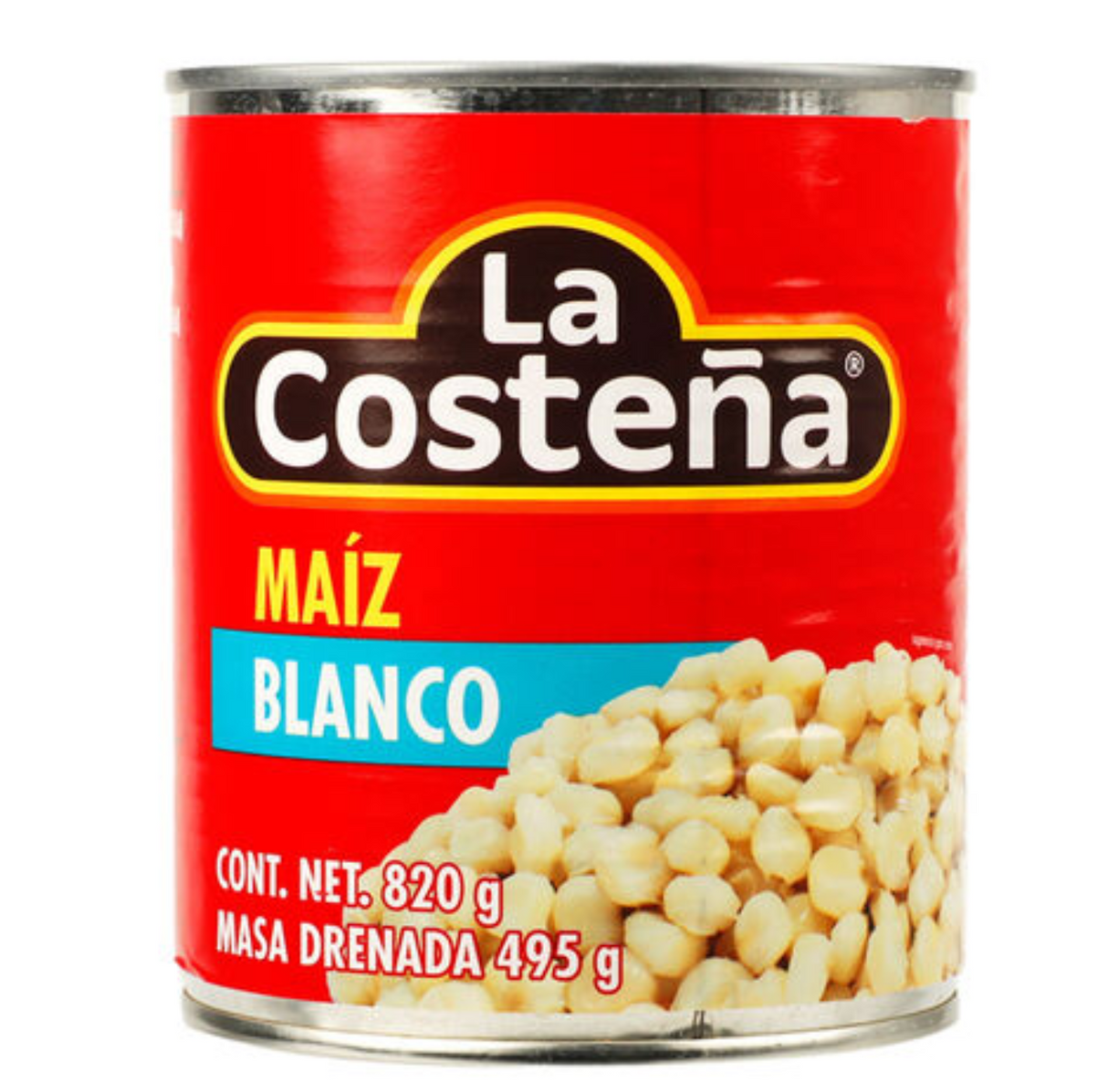 Maiz Blanco para Pozole 820g - LA COSTEÑA