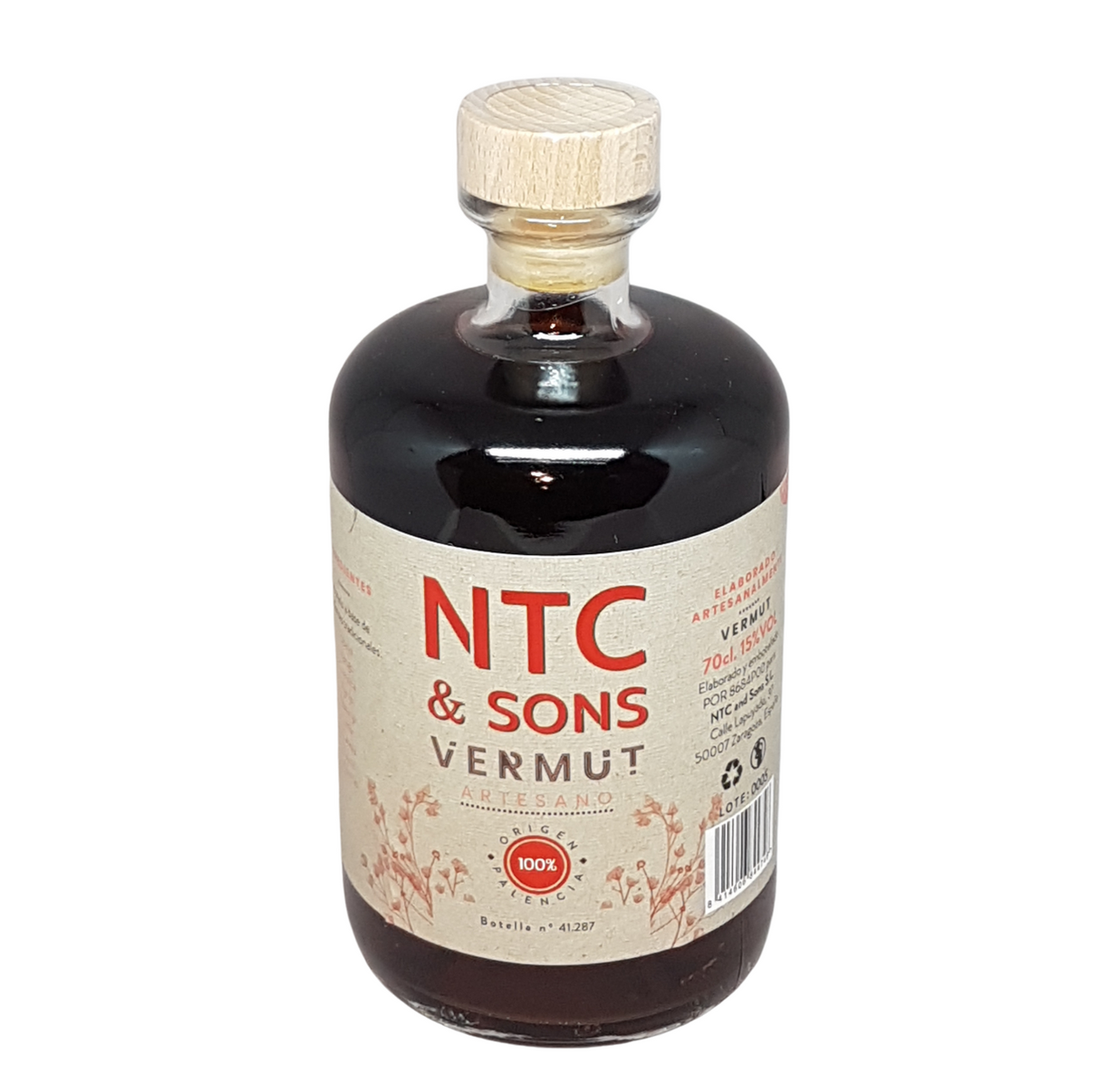 Vermut Artesano 700 ml 15 % Vol. NTC & SONS