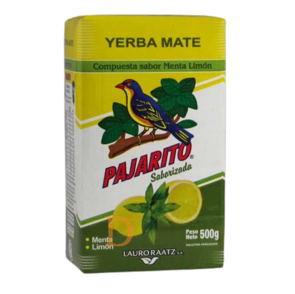 Yerba Mate Menta Limon 500 g - PAJARITO