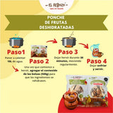Ponche de fruta Deshidratado 500 gr - EL REBOZO