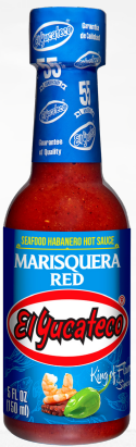 Salsa Habanero Marisquera roja 150 ml - EL YUCATECO