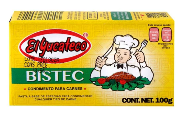 Condimento para carnes - Bistec 100 g EL YUCATECO