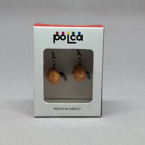 Aretes de Flor de Cempacuchitl POLCA