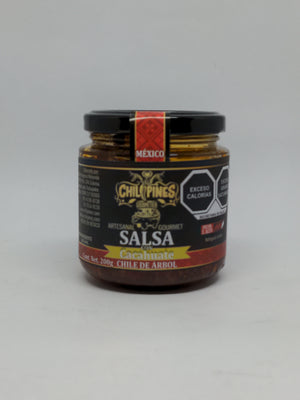 Salsa con Cacahuate y Chile de Árbol 200 g CHILIPINES