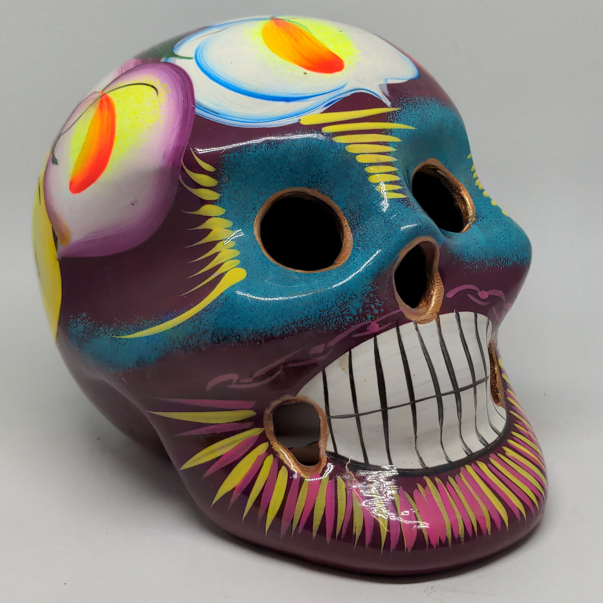 Craneo de Barro Jumbo - CALAVERA DE DIA DE MUERTOS