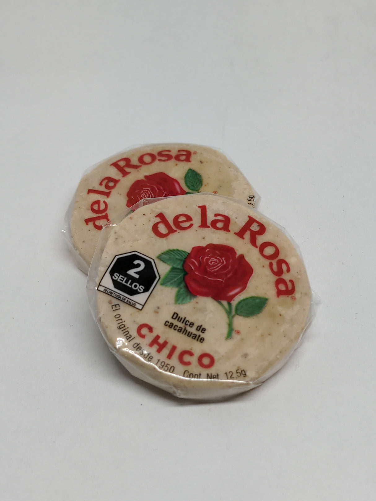 *DESCUENTO 50%*Mazapán Chico 1 pieza 12.5gr DE LA ROSA FECHA DE CADUCIDAD 29.03.2025