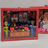 Retablo de DIA DE MUERTOS  Rectangular 12 x 14 cm