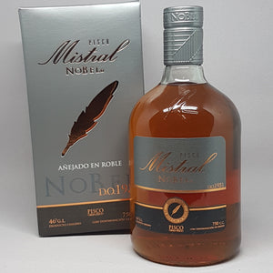 Pisco Añejado en Roble NOBEL D.C. 1931 GRAN PISCO 46 % vol. 750 ml MISTRAL