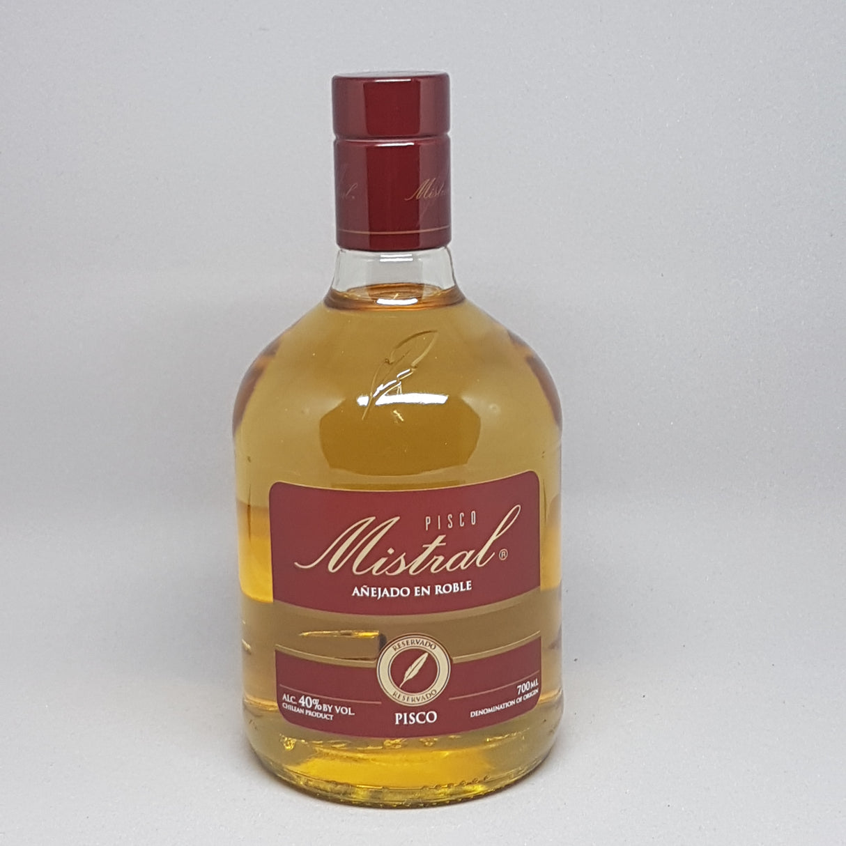 Pisco Añejado en Roble RESERVADO 40% vol. 700 ml MISTRAL