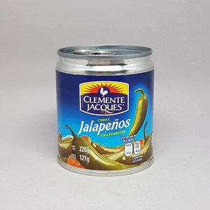 Chiles Jalapeños Enteros en escabeche  220 gr CLEMENTE JACQUES