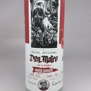 Mezcal Artesanal DON MATEO DE LA SIERRA Manso 700ml 48.% vol.