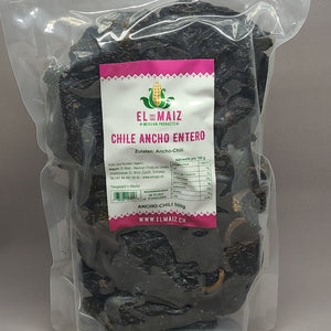 Chile ancho entero 500 g EL MAIZ