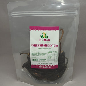 Chile chipotle entero 100 g EL MAIZ