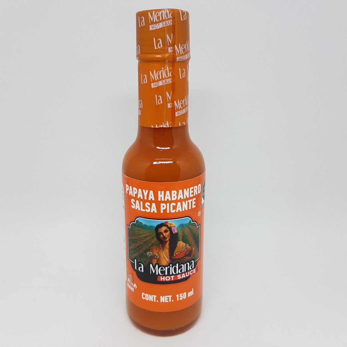 Salsa de Chile Habanero - Papaya 150 ml   LA MERIDANA