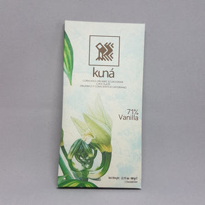 Chocolate Kuná 71% Vainilia 2 x 30 gr BIO