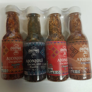 Pack Ajonjoli enchilado 4 x 30 g MINI CHILIPINES