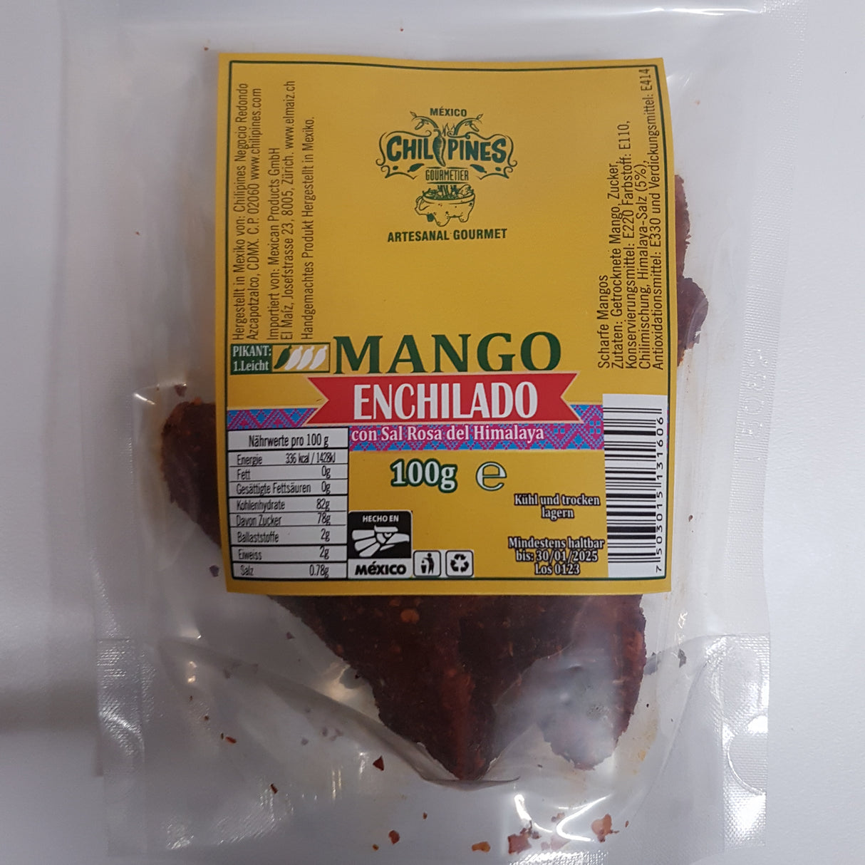 Mango Enchilado Deshidratado 100g CHILIPINES