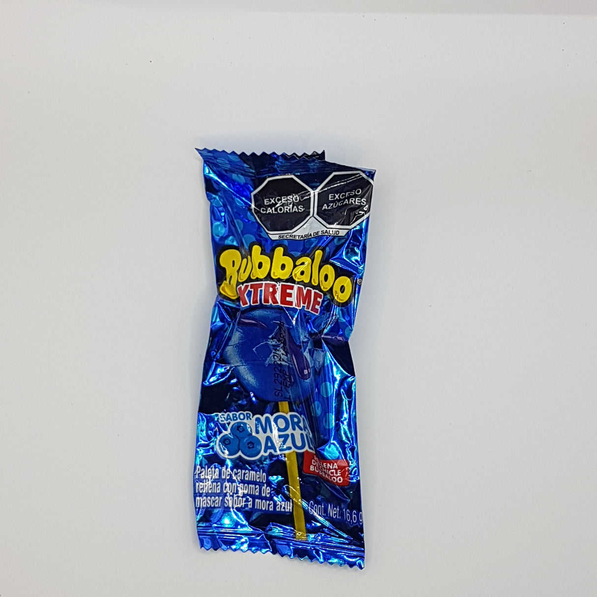 Paleta Bubbaloo Xtreme Mora 16.6 gr Bubbaloo