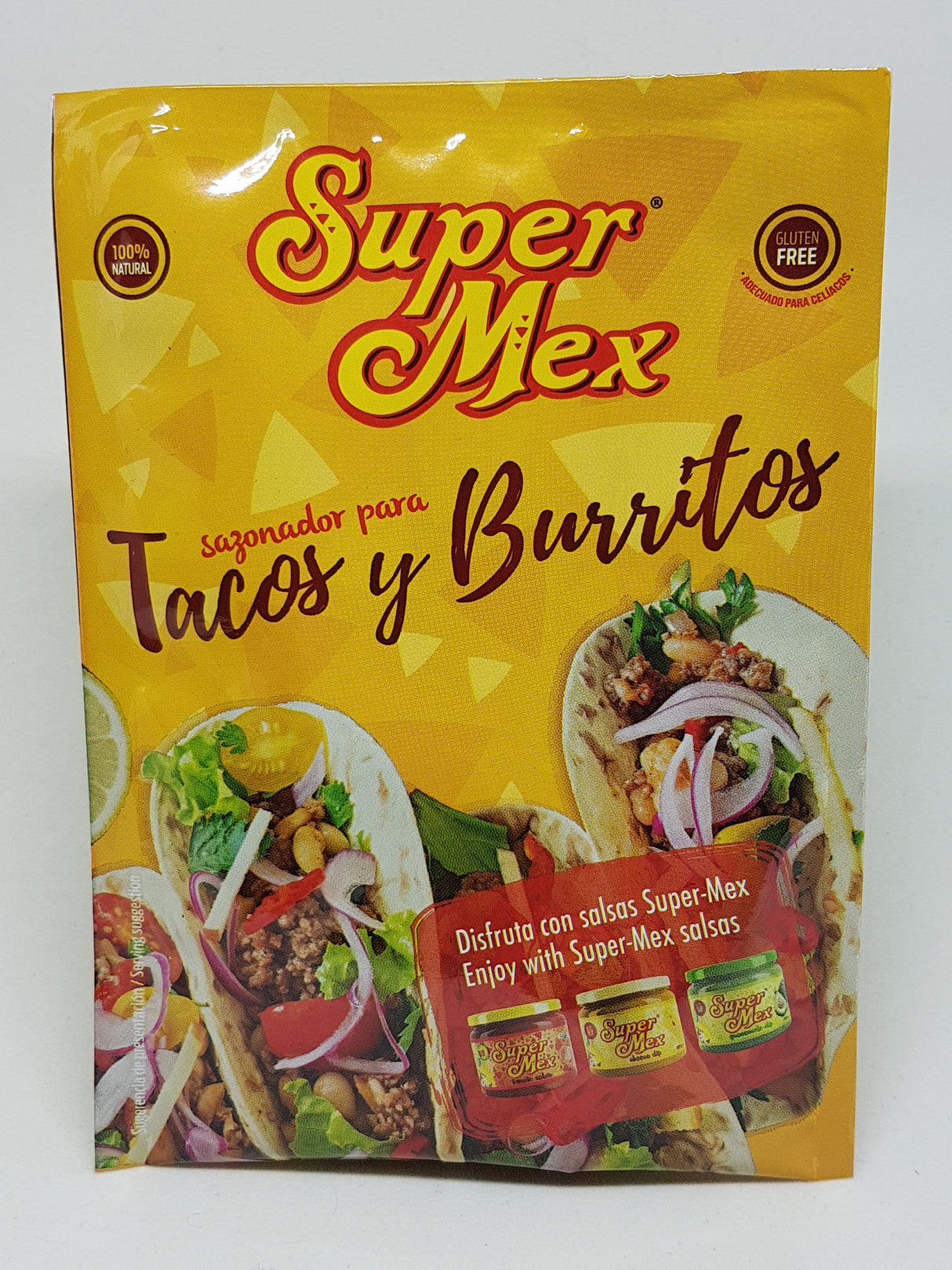 *Sazonador para Tacos y Burritos 25gr  - SUPER MEX