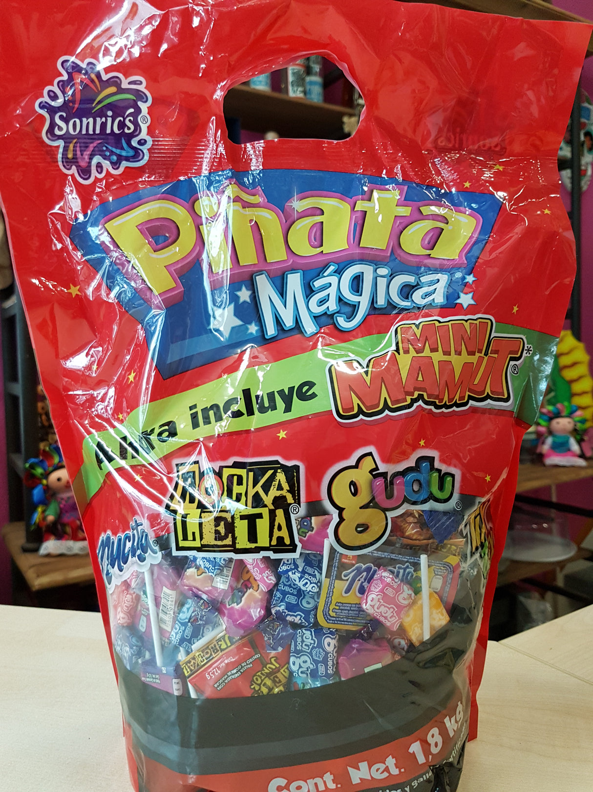 Dulces surtidos para Piñata mix 1.4kg SONRIC'S