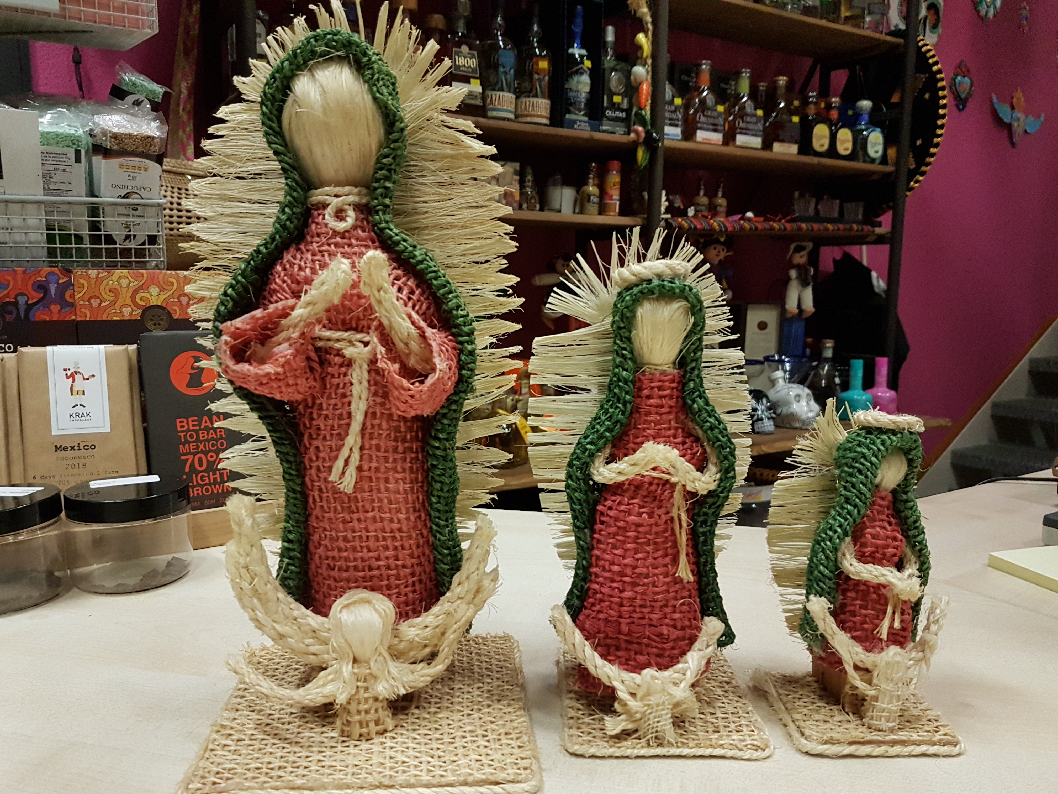 Virgen de Guadalupe en Yute GRANDE