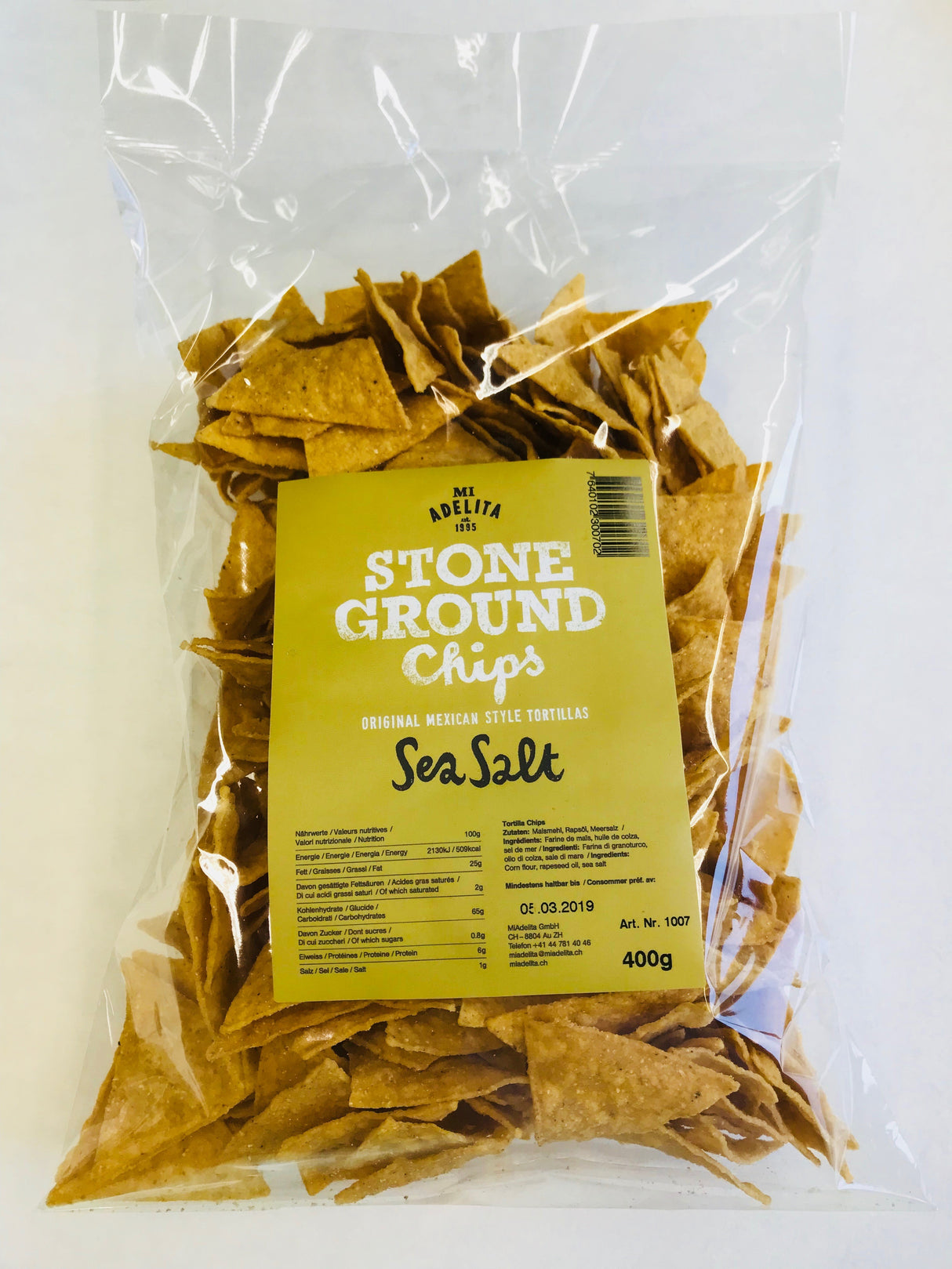 Tortilla Chips al Natural 400g  MI ADELITA