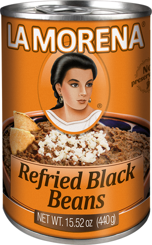 Frijoles negros refritos 440 g LA MORENA