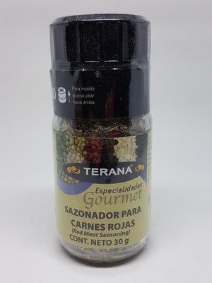 Sazonador carnes Rojas 30 g Con molino TERANA