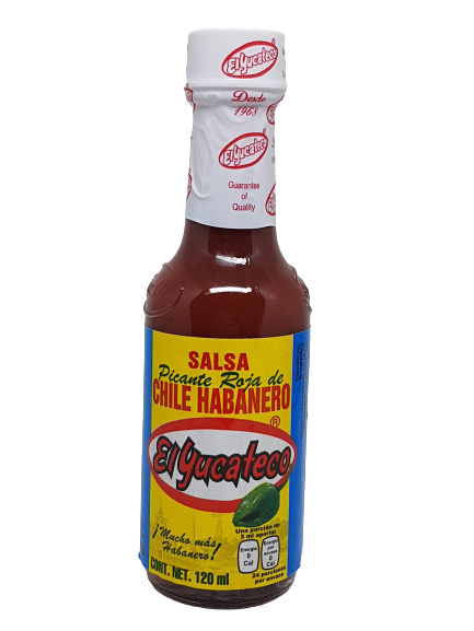 Salsa Roja de Habanero 120ml EL YUCATECO