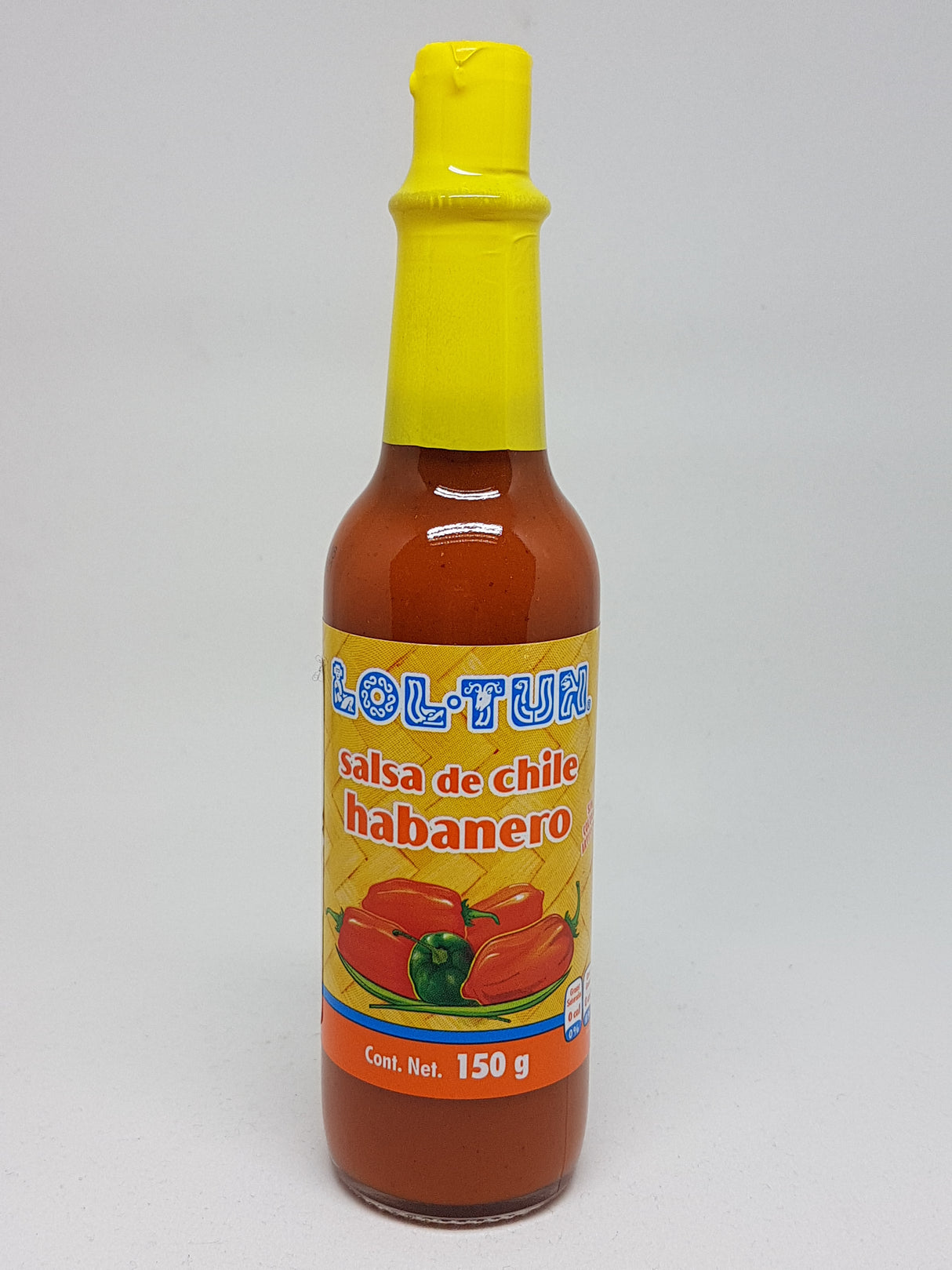 Salsa  Habanero rojo 140 gr LOL TUN