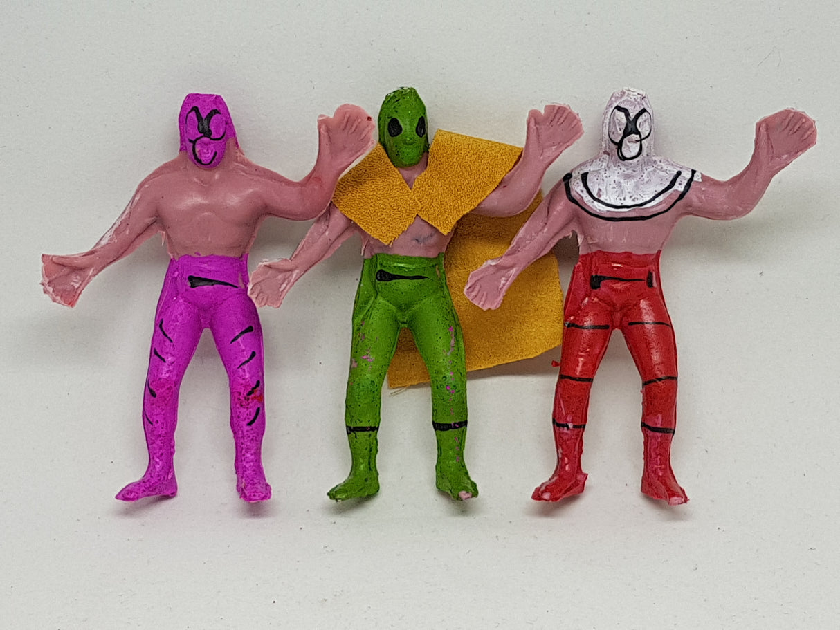 Luchador de plastico 1 pieza