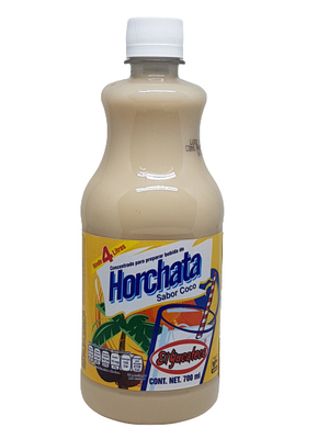 Jarabe de Horchata sabor Coco 700 ml EL YUCATECO