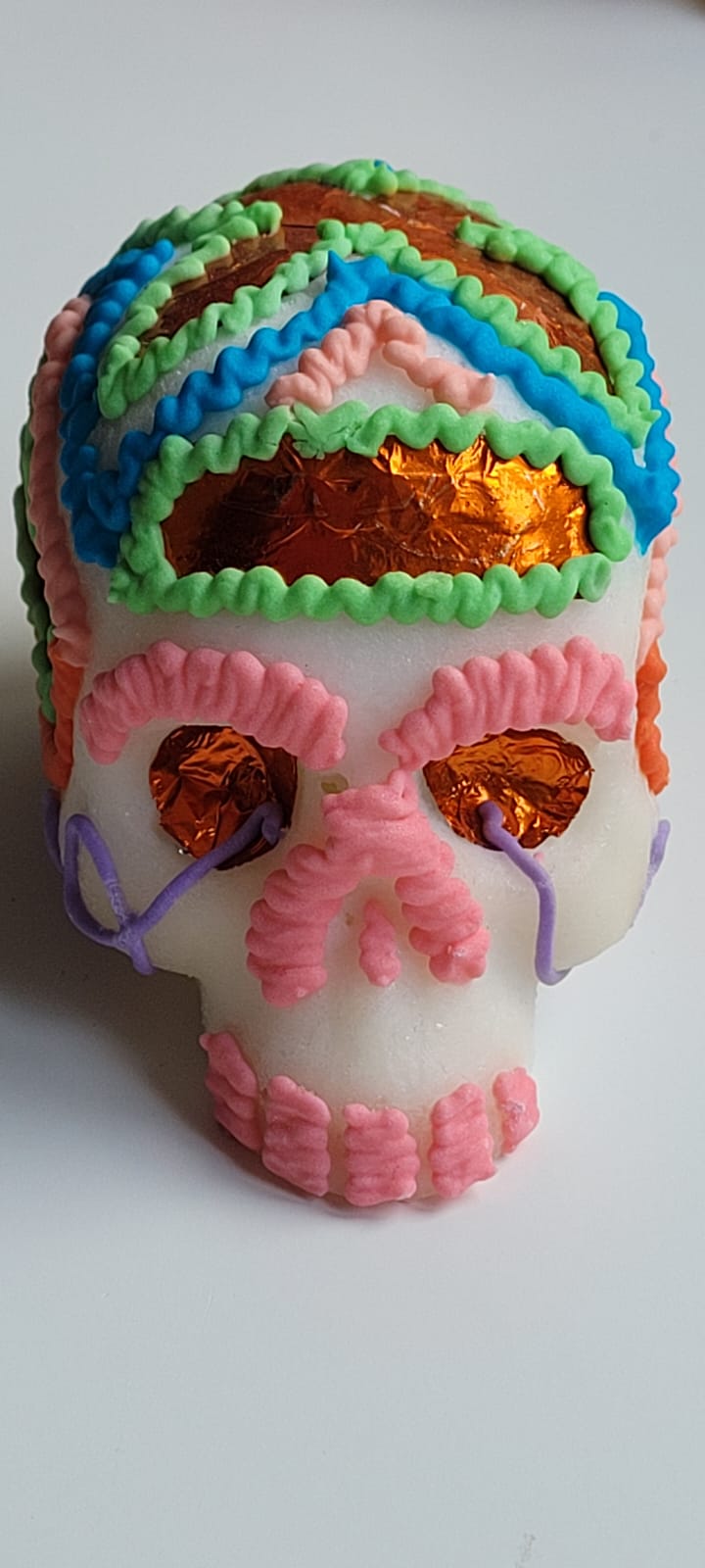 Calaverita de azucar (calavera) MEDIANA - DIA DE MUERTOS