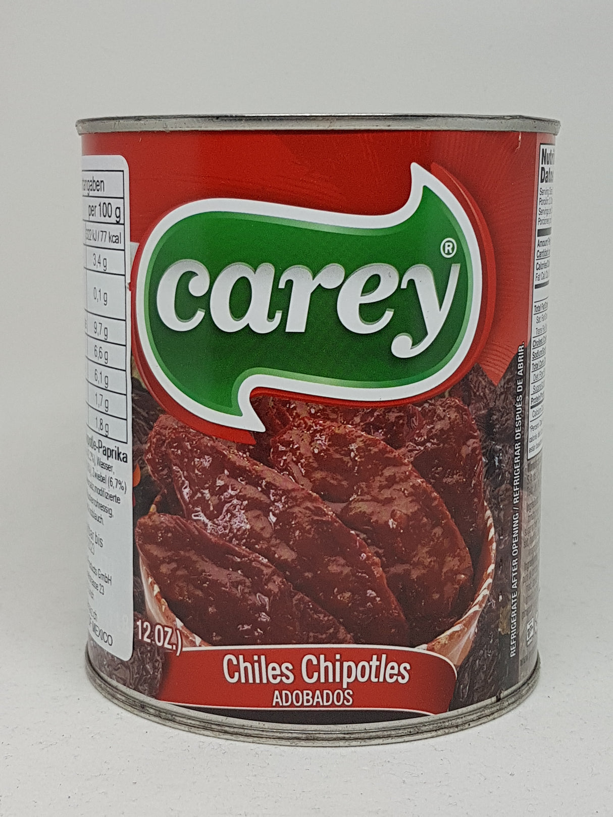 Chiles chipotles adobados 794 gr CAREY