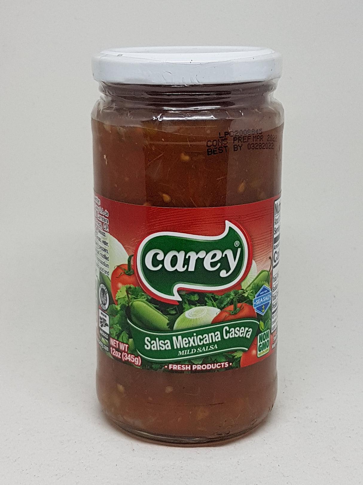 Salsa Mexicana Casera en Frasco 345g CAREY