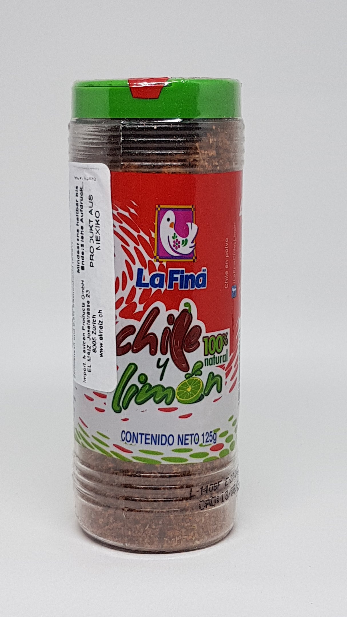 Salero de Chile con Limon 125 gr LA FINA