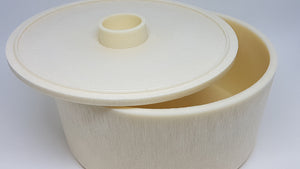 Tortillero de plastico Blanco Beige 1 kg