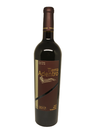 Vino Tinto Syrah - Merlot y Tempranillo 2018  - 750 ml / 13.6% vol. TIERRA ADENTRO