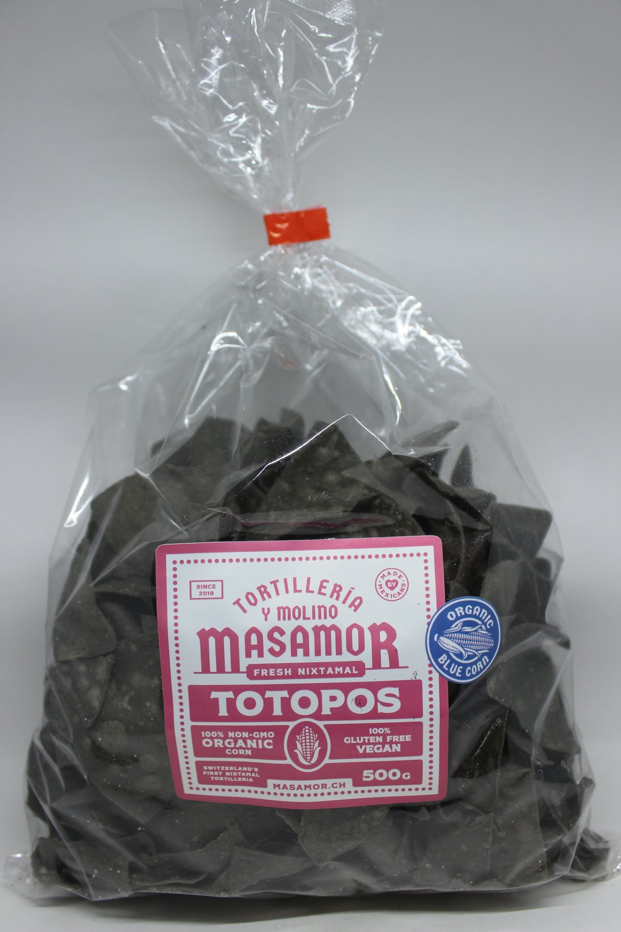 Totopos  / Tortilla Chips Azul al natural  500gr MASAMOR