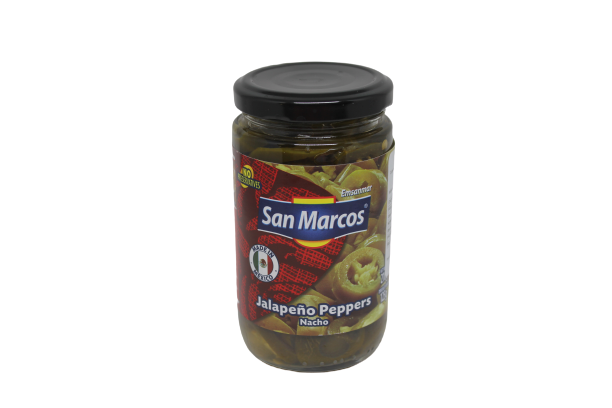Jalapeños Nachos en frasco 210 gr SAN MARCOS