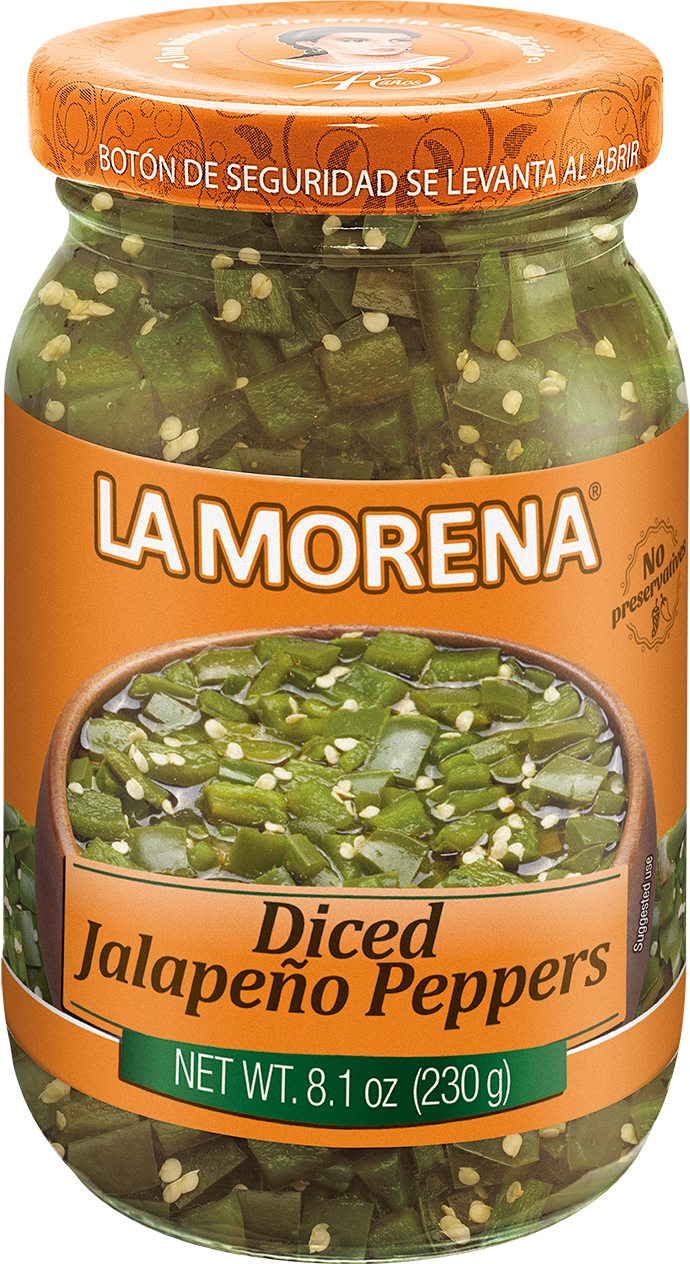 Jalapeño en Cubos Frasco 230g LA MORENA