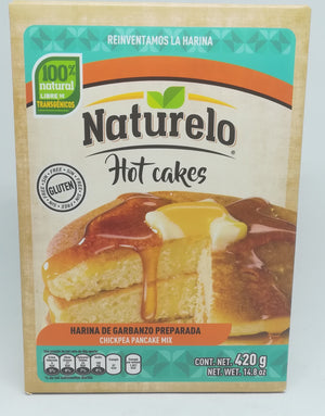 Harina de Garbanzo para Hot Cakes 420 g NATURELO