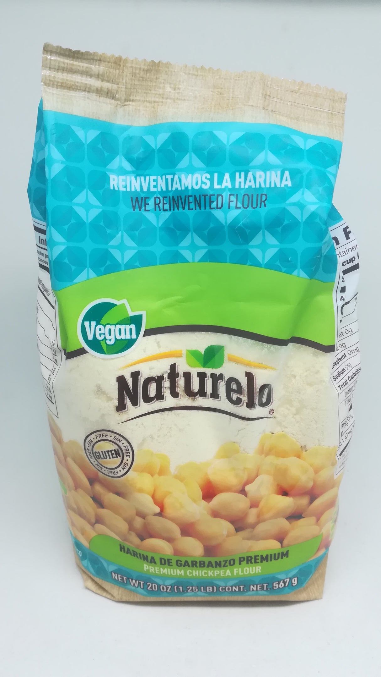 Harina de Garbanzo 567 gr  NATURELO